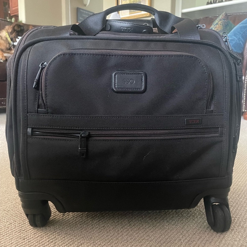 Tumi Day bag briefcase rolling